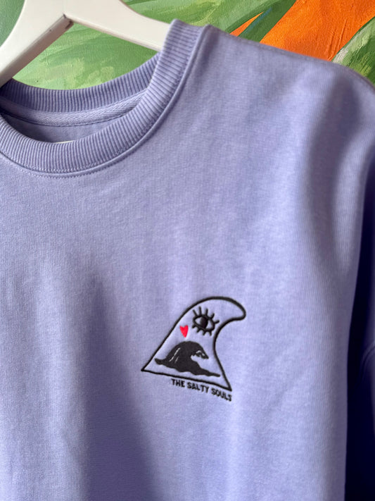 I SEA YOU Crewneck Purple