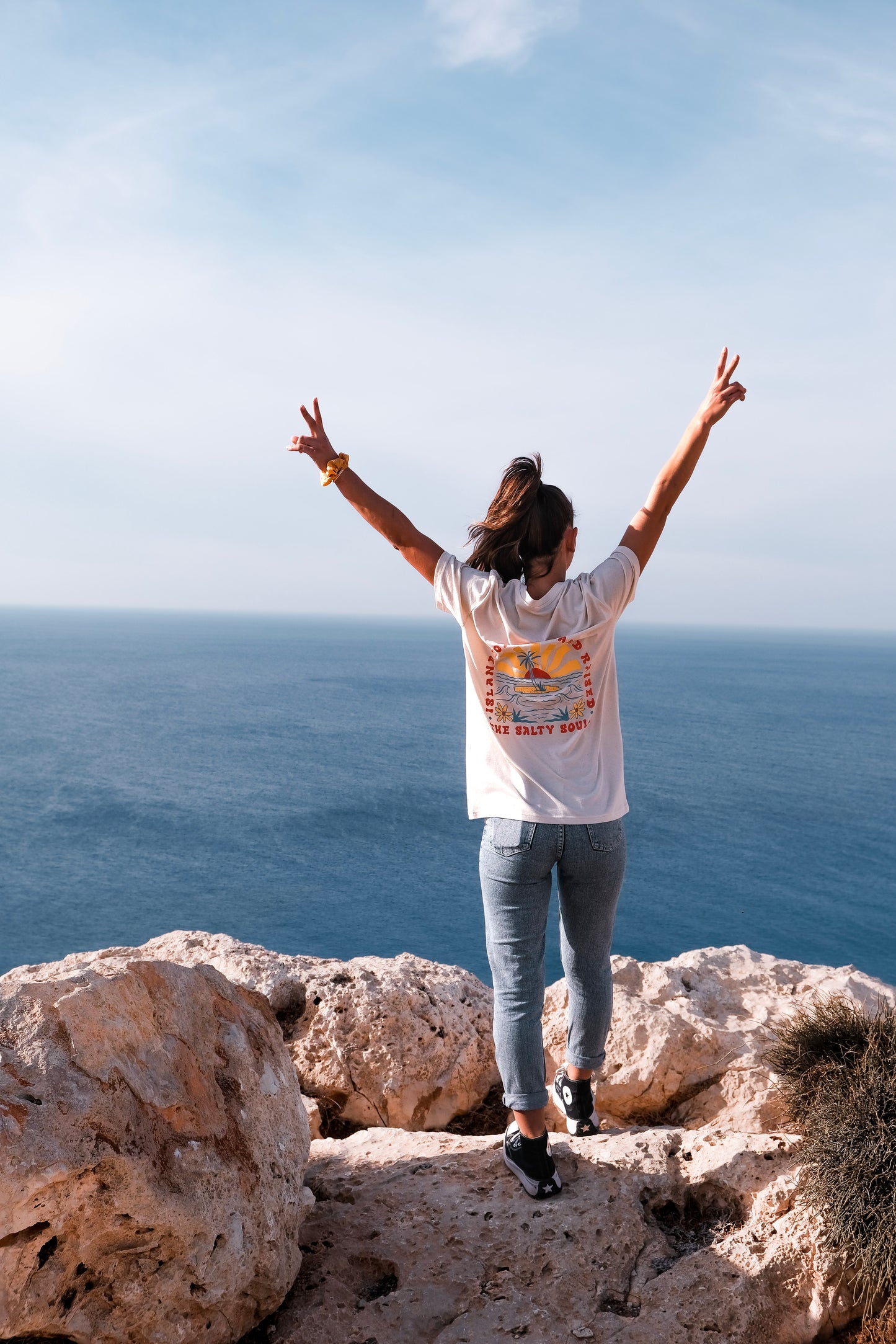 ISLAND BORN ISLAND RAISED T-SHIRT NATURAL