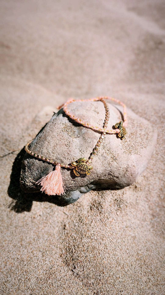 TURTLE BRACELET PINK