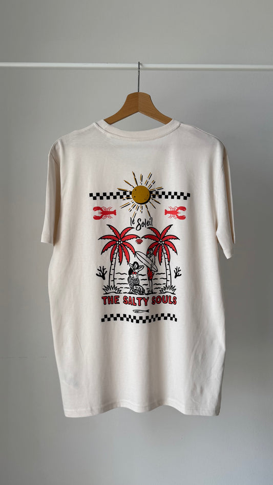 LE SOLEIL T-SHIRT VINTAGE WHITE