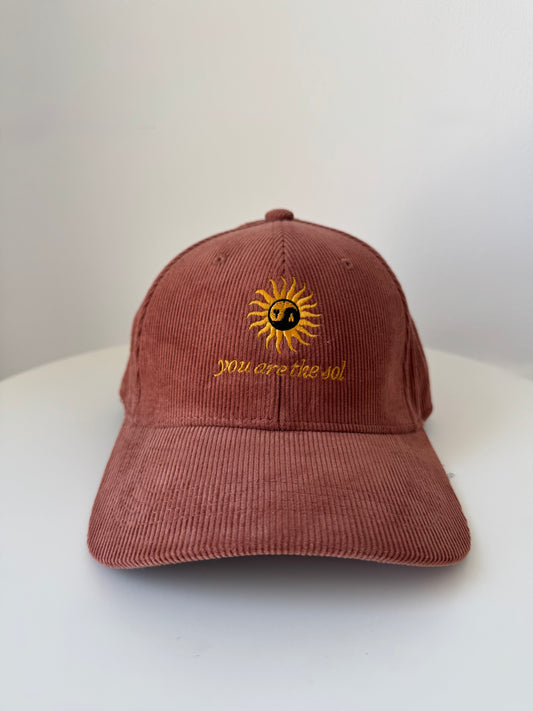 YOU ARE THE SOL Organic Cord Cap